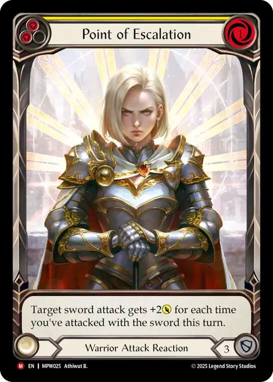 7f998800-094f-4d95-9b49-c412d4de43f2 | fab-mpw025-rf-mastpackwarr-ea-maj-nm | Point of Escalation (Extended Art)