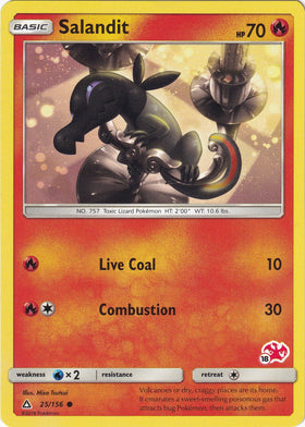 Salandit (#18 Charizard Stamped)