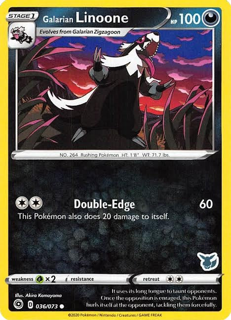 Galarian Linoone (Eevee Stamped)