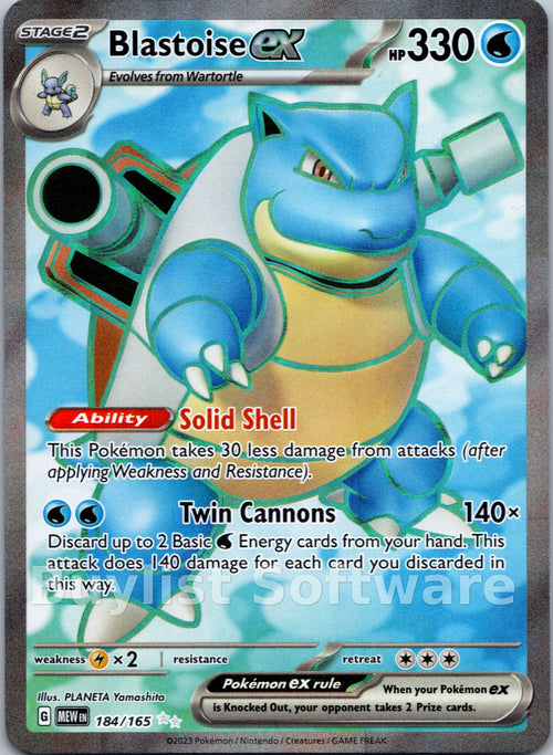 Blastoise ex