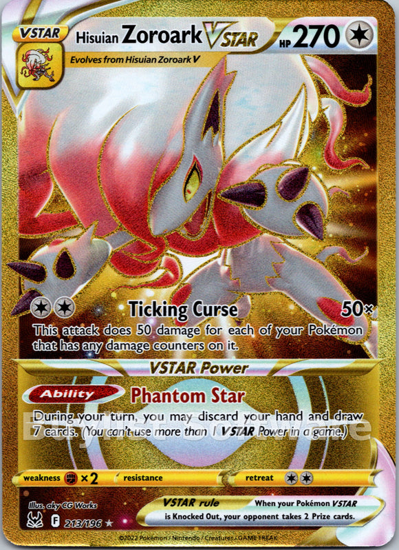 Hisuian Zoroark VSTAR (213)
