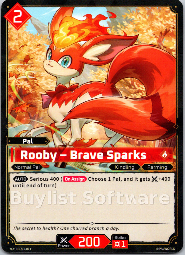 Rooby – Brave Sparks