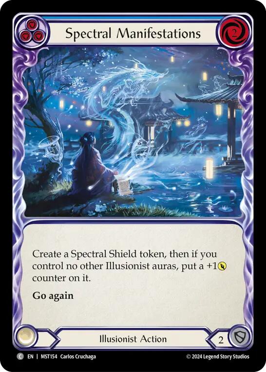 Spectral Manifestations (Blue)