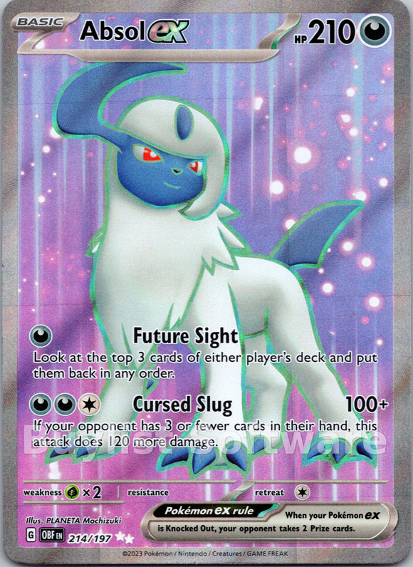 Absol ex [214/197] [Obsidian Flames] Holofoil