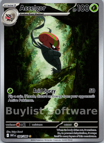 Accelgor [094/086] [White Flare] Holofoil