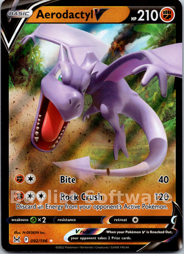 Aerodactyl V [092/196] [Lost Origin] Holofoil