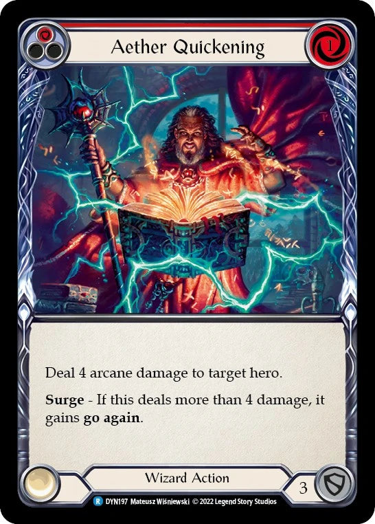Aether Quickening (Red) [DYN197] [Dynasty] Rainbow Foil