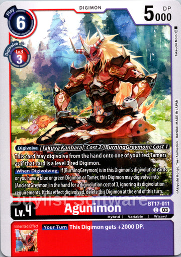 Agunimon [BT17-011 C] [Secret Crisis]