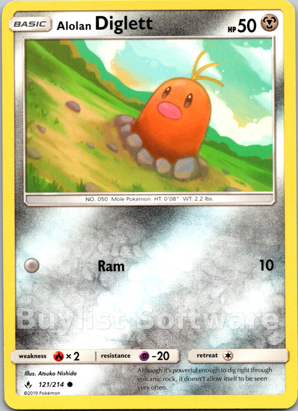 Alolan Diglett [121/214] [Unbroken Bonds]