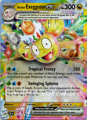 Alolan Exeggutor ex [133/191] [Surging Sparks] Holofoil