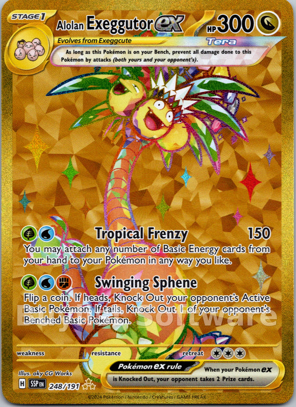 Alolan Exeggutor ex [248/191] [Surging Sparks] Holofoil