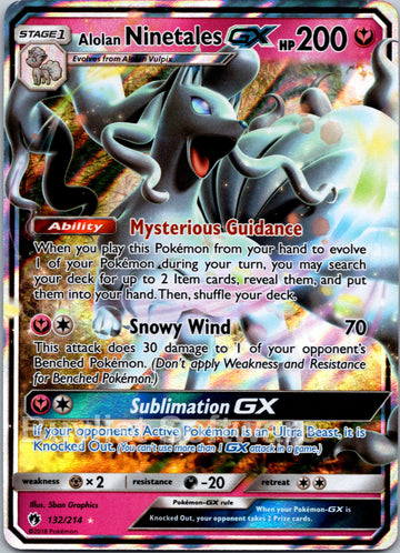 Alolan Ninetales GX [132/214] [Lost Thunder] Holofoil