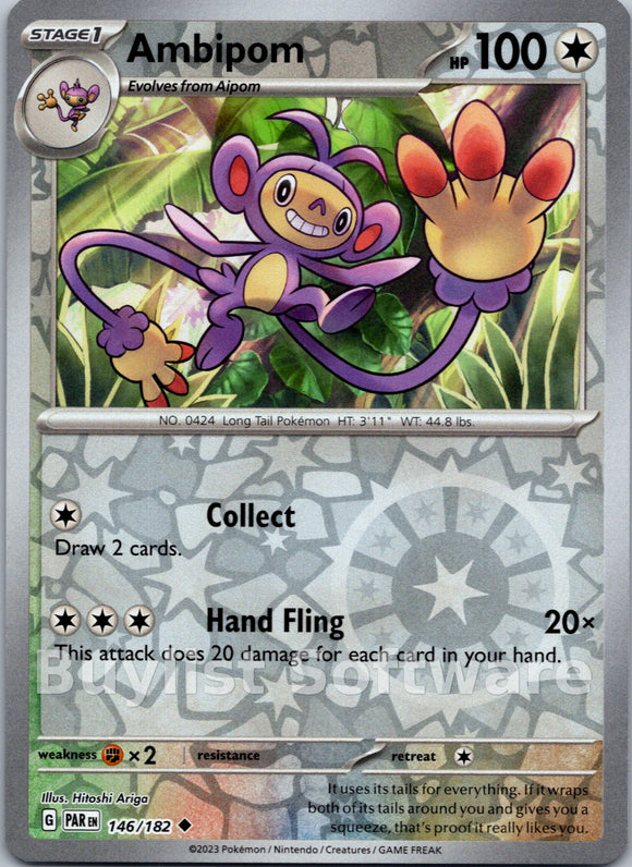 Ambipom [146/182] [Paradox Rift] Reverse Holofoil