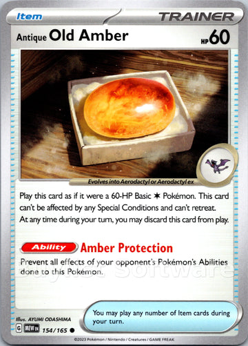 Antique Old Amber [154/165] [Scarlet & Violet 151]
