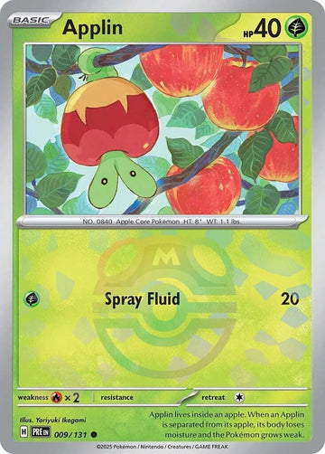 Applin (Master Ball Pattern) [009/131] [Prismatic Evolutions] Holofoil