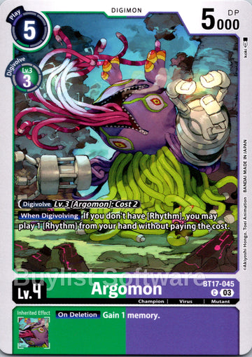Argomon [BT17-045] [Secret Crisis]