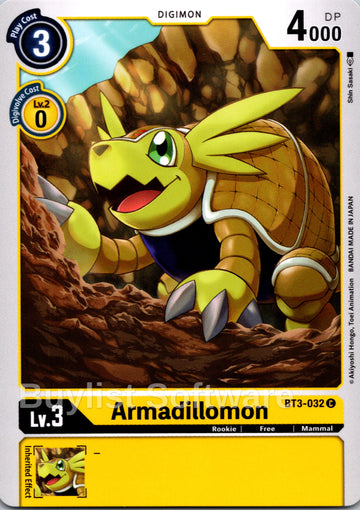 Armadillomon [BT3-032] [Release Special Booster 1.5]