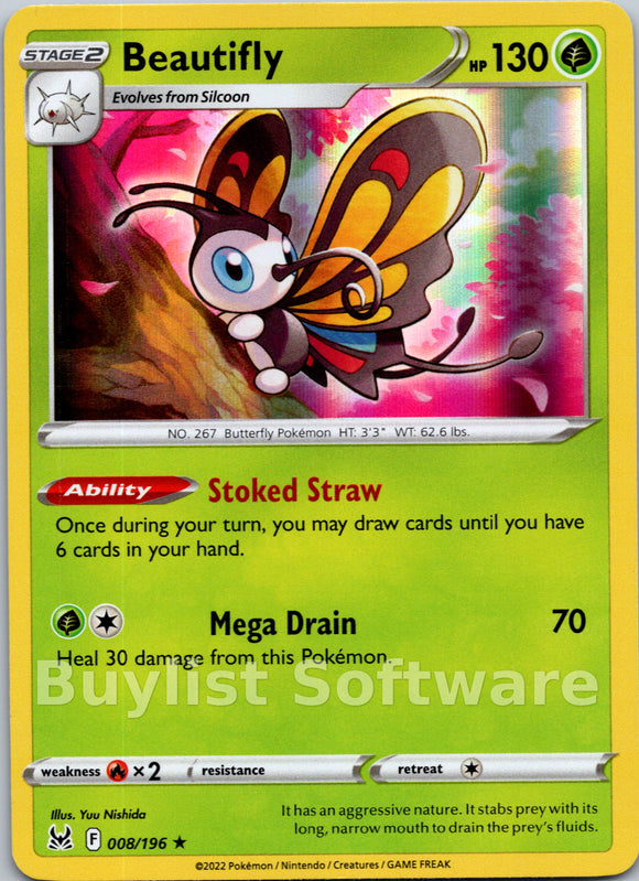 Beautifly [008/196] [Lost Origin] Holofoil