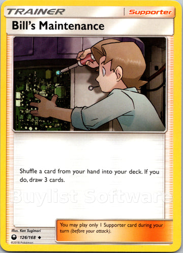 Bill's Maintenance [126/168] [Celestial Storm]