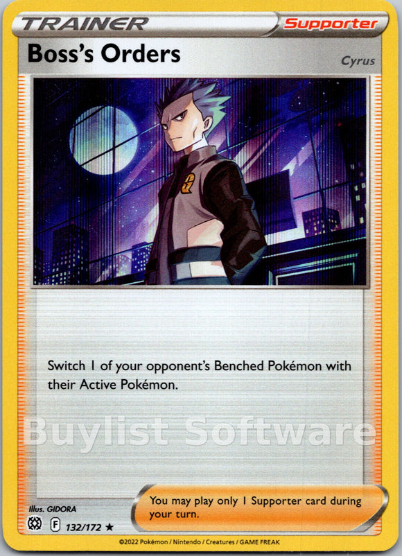 Boss's Orders (Cyrus) (Cosmos Holo) [132/172] [Brilliant Stars] Holofoil