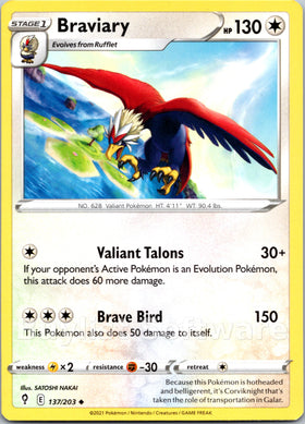 Braviary [137/203] [Evolving Skies]