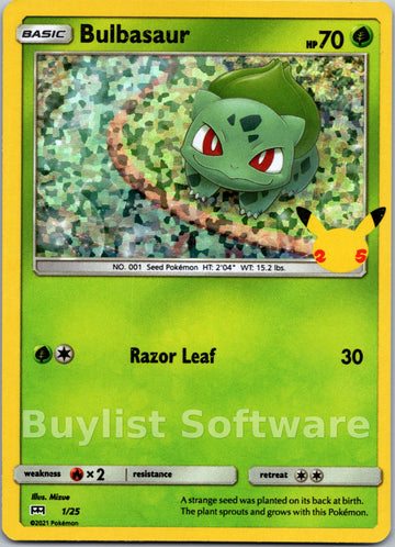 Bulbasaur [001/025] [McDonald's Promos 2021] Holofoil
