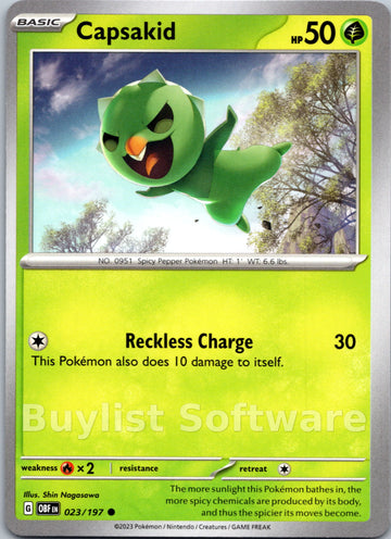 Capsakid [023/197] [Obsidian Flames]