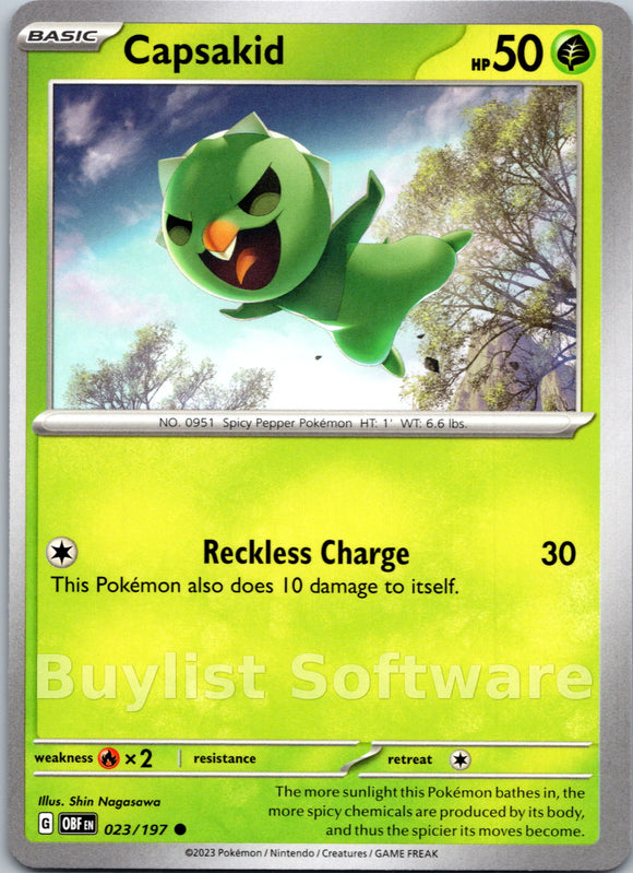 Capsakid [023/197] [Obsidian Flames]