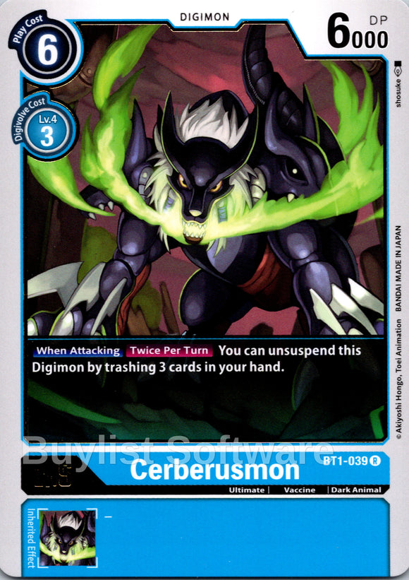 Cerberusmon [BT1-039] [Release Special Booster 1.0]