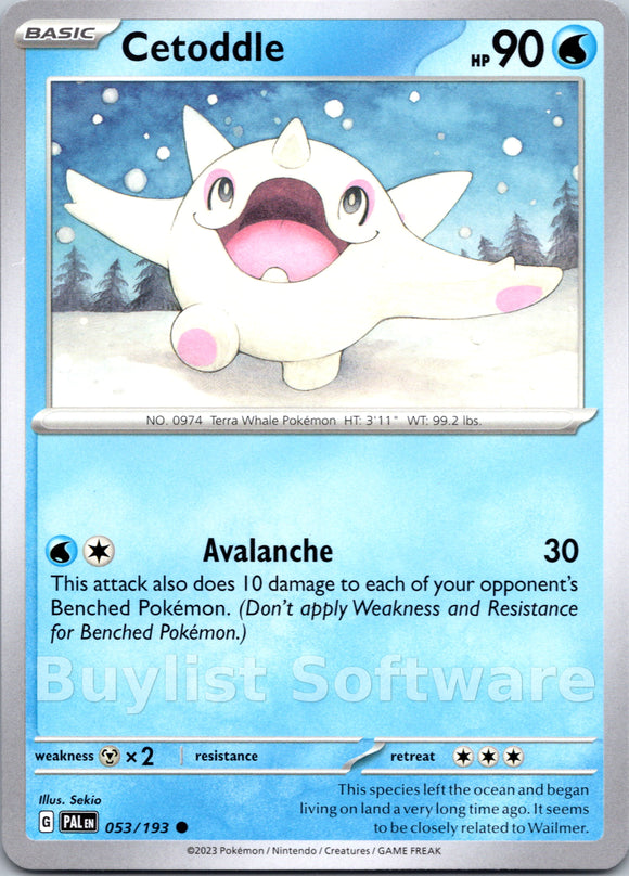 Cetoddle [053/193] [Paldea Evolved]