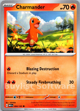Charmander [004/165] [Scarlet & Violet 151]
