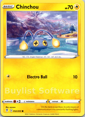 Chinchou [052/203] [Evolving Skies]