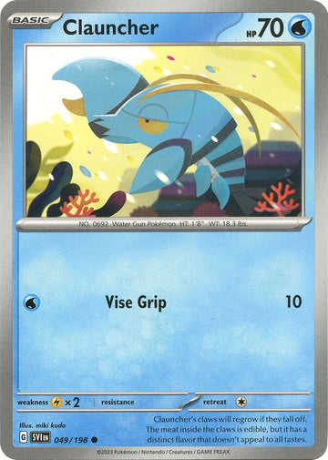 Clauncher [049/198] [Scarlet & Violet Base Set] Reverse Holofoil
