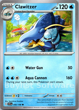 Clawitzer [050/198] [Scarlet & Violet Base Set]