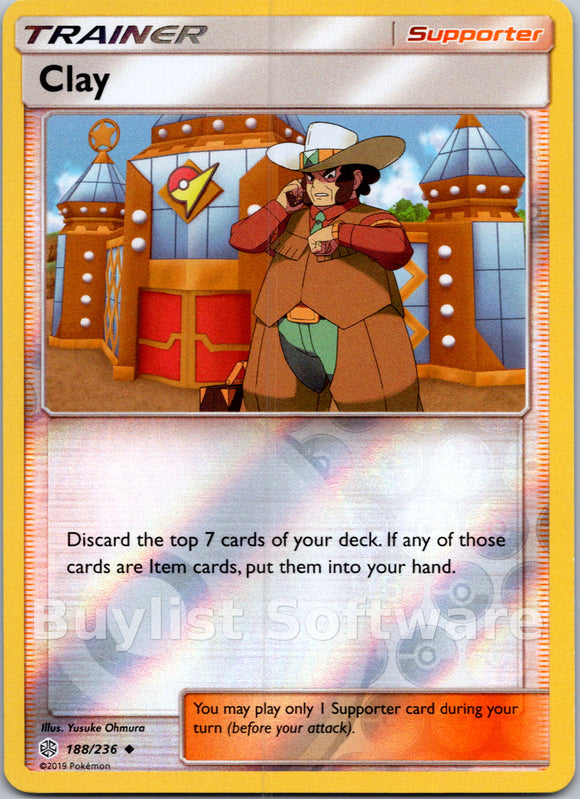 Clay [188/236] [Cosmic Eclipse] Reverse Holofoil