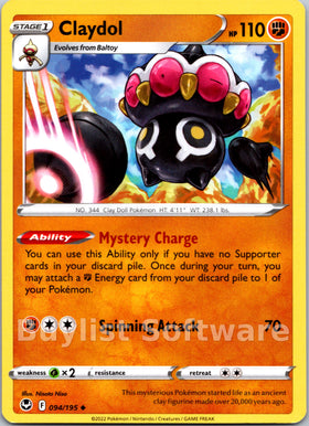 Claydol [094/195] [Silver Tempest]