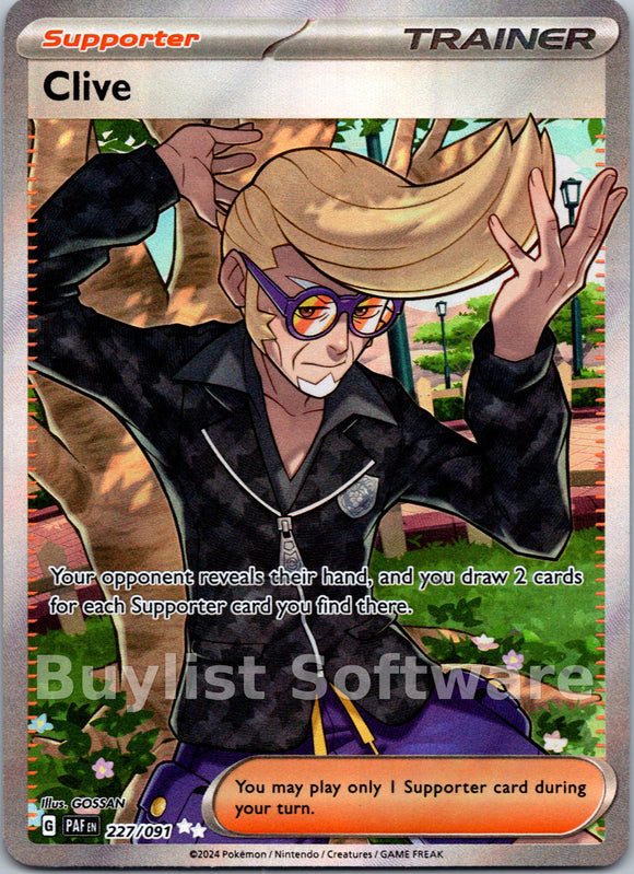 Clive [227/091] [Paldean Fates] Holofoil