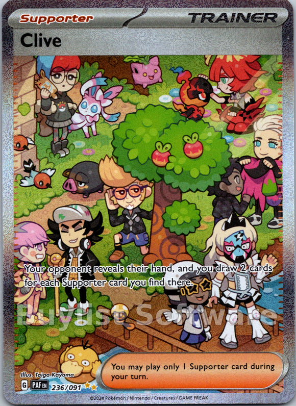 Clive [236/091] [Paldean Fates] Holofoil