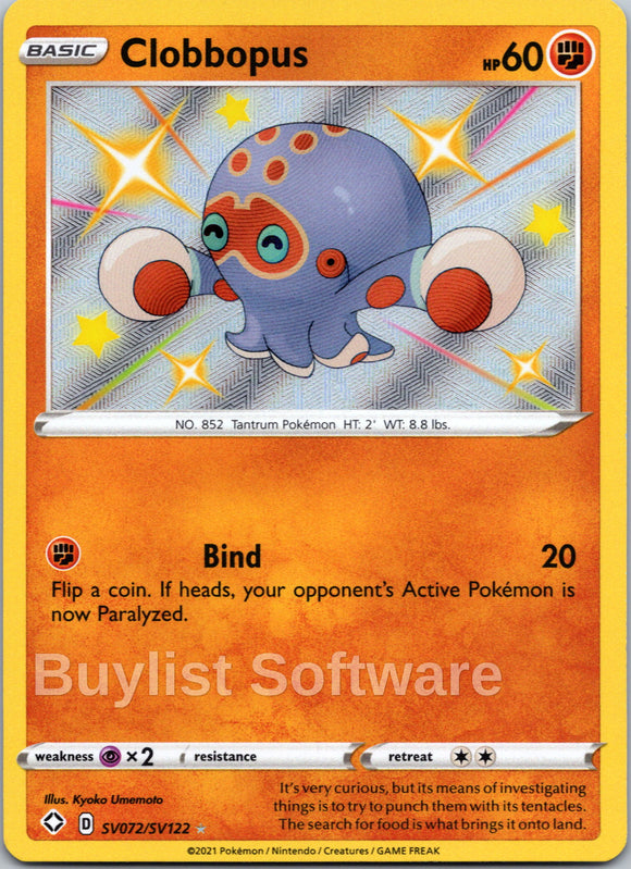 Clobbopus [SV072/SV122] [Shining Fates: Shiny Vault] Holofoil