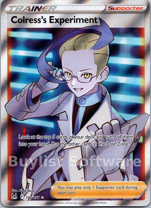 Colress's Experiment [190/196] [Lost Origin] Holofoil
