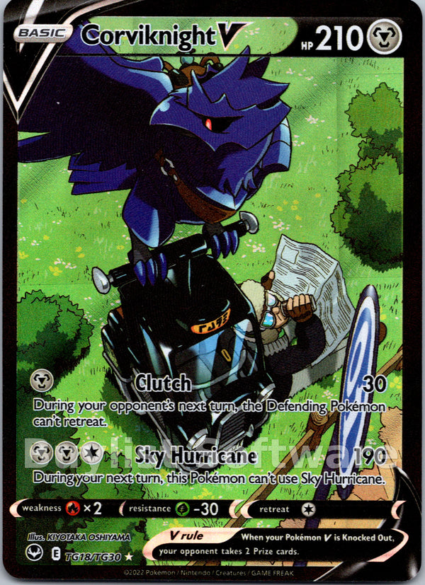 Corviknight V [TG18/TG30] [Silver Tempest Trainer Gallery] Holofoil