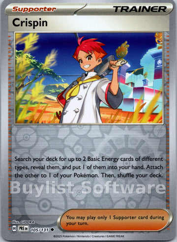 Crispin [105/131] [Prismatic Evolutions] Reverse Holofoil