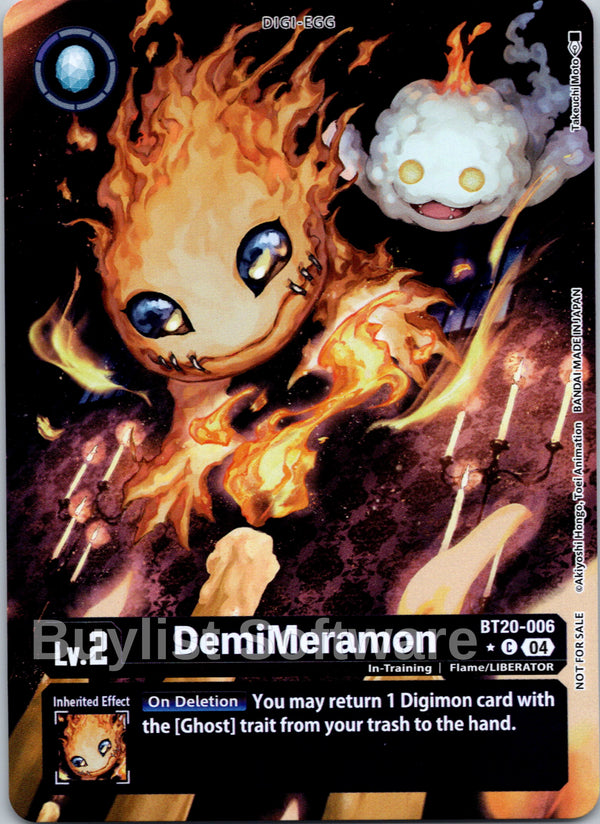 DemiMeramon (Release Special Booster 2.5: Box Promotion Pack) [BT20-006] [Release Special Booster 2.5] Foil