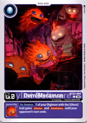 DemiMeramon [BT23-004] [Hackers' Slumber]