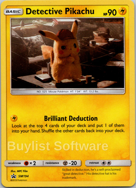 Detective Pikachu [SM194] [Sun & Moon Promos] Holofoil