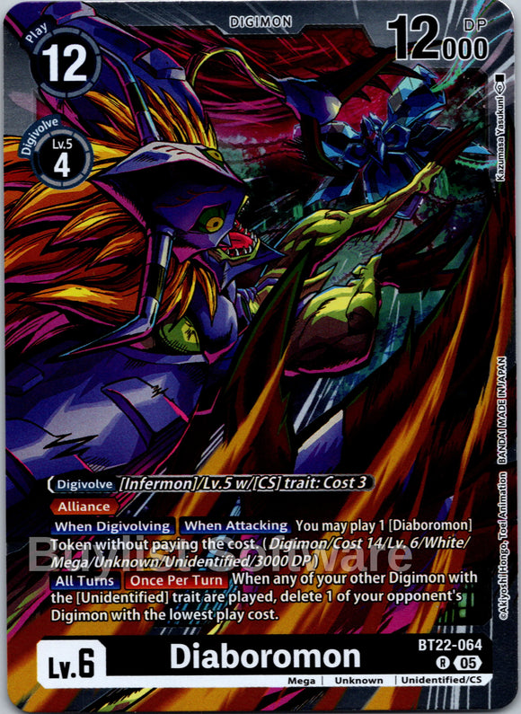 Diaboromon [BT22-064 R] [Cyber Eden] Foil