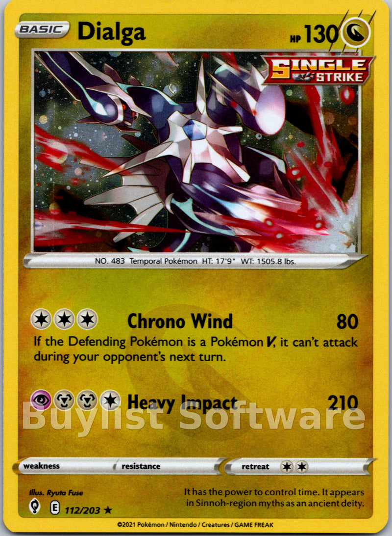 Dialga (Cosmos Holo) [112/203] [Evolving Skies] Holofoil