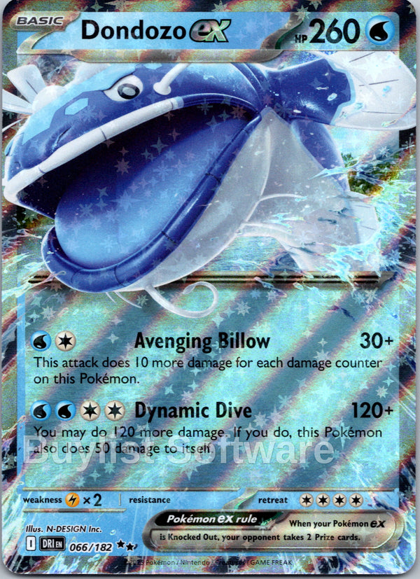 Dondozo ex [066/182] [Destined Rivals] Holofoil