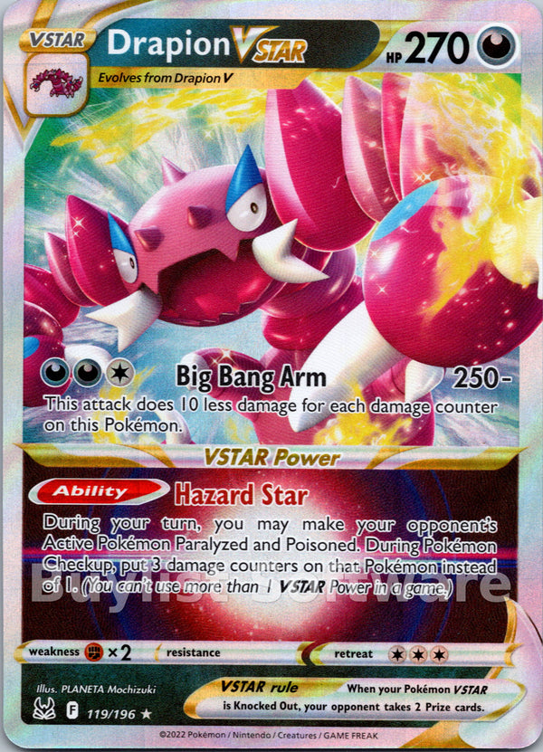 Drapion VSTAR [119/196] [Lost Origin] Holofoil
