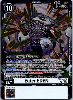 Eater EDEN [BT23-075] [Hackers' Slumber Release Event Cards] Foil